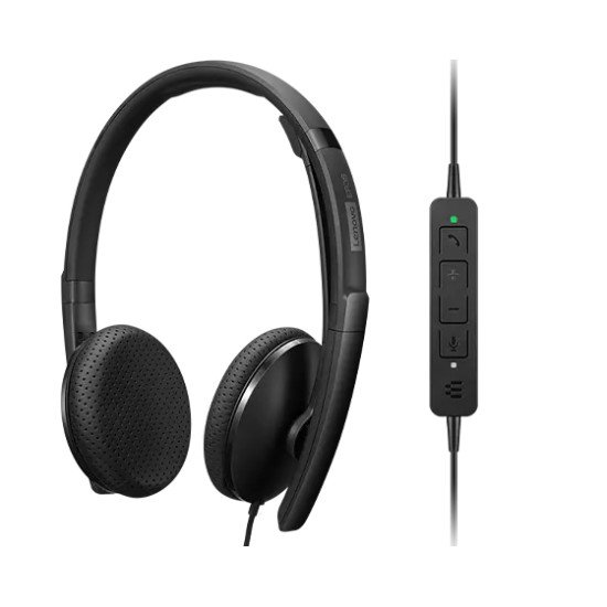 Lenovo 4XD1M39028 casque Avec fil Arceau USB Type-C Noir