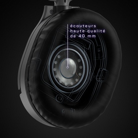 Turtle Beach Casque gaming multiplateforme Recon 70 – PC, PS5, PS4, Xbox Series X|S, Xbox One, Switch, et appareils mobiles avec prise 3,5 mm - microphone à bascule, écouteurs de 40 mm