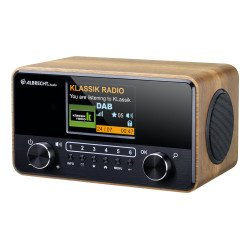 Albrecht DR 866 Portable Numérique Noir, Bois