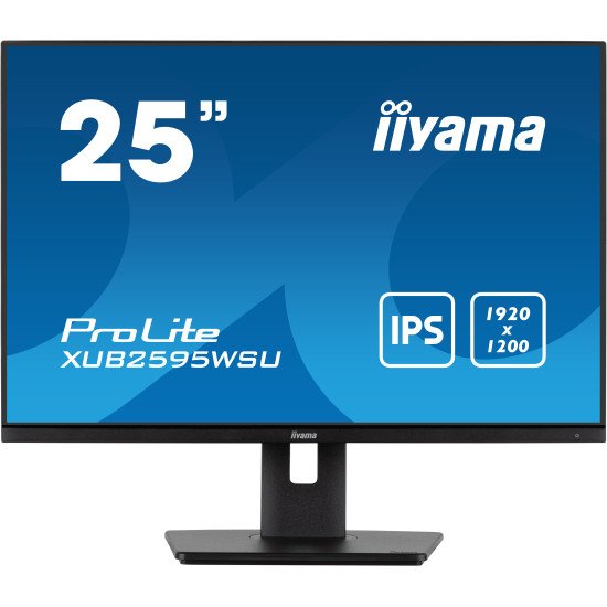 iiyama ProLite XUB2595WSU-B5 écran PC 63,5 cm (25") 1920 x 1200 pixels WUXGA LED Noir