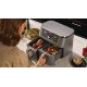 Ninja DZ400EU friteuse Double 9,5 L Autonome 2470 W Friteuse d'air chaud Gris Ninja DZ400EU friteuse Double 9,5 L Autonome 2470 W Friteuse d'air chaud Gris