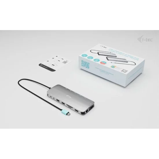 i-tec Metal USB-C Nano 3x Display Dock, 2x HDMI 1x USB-C video + Power Delivery 140W i-tec Metal USB-C Nano 3x Display Dock, 2x HDMI 1x USB-C video + Power Delivery 140W