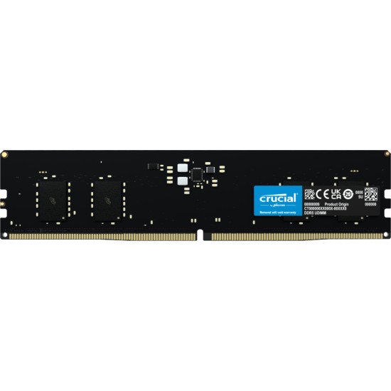 Crucial 8GB (1x8GB) DDR5-5200 CL42 RAM Arbeitsspeicher module de mémoire 8 Go 1 x 8 Go 5200 MHz ECC