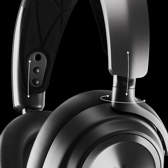 Steelseries Arctis Nova Pro Wireless Casque Sans fil Arceau Jouer Bluetooth Noir