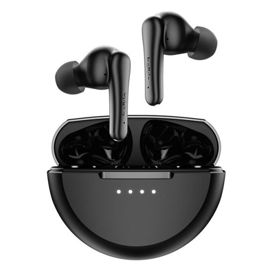 Belkin SoundForm Rhythm Casque Avec fil &sans fil Ecouteurs Appels/Musique USB Type-C Bluetooth Noir