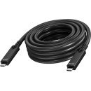 Vision TC 15MUSBC/BL câble USB 15 m USB C Noir