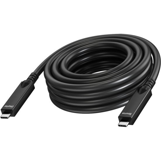 Vision TC 15MUSBC/BL câble USB 15 m USB C Noir