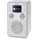 TechniSat DigitRadio 317 Portable Analogique et numérique Blanc