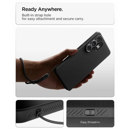 Spigen Liquid Air coque de protection pour téléphones portables 17,5 cm (6.9") Housse Noir