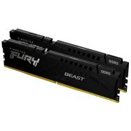 Kingston Technology FURY Beast 64 Go 6400 MT/s DDR5 CL32 DIMM (Kits de 2) Black EXPO Kingston Technology FURY Beast 64 Go 6400 MT/s DDR5 CL32 DIMM (Kits de 2) Black EXPO