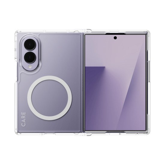 PanzerGlass CARE™ by ® Urban Combat Case Transparent w. White Qi Samsung Fold8 coque de protection pour téléphones portables Housse