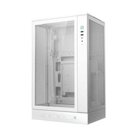 DeepCool CH270 Digital WH Mini Tower Blanc