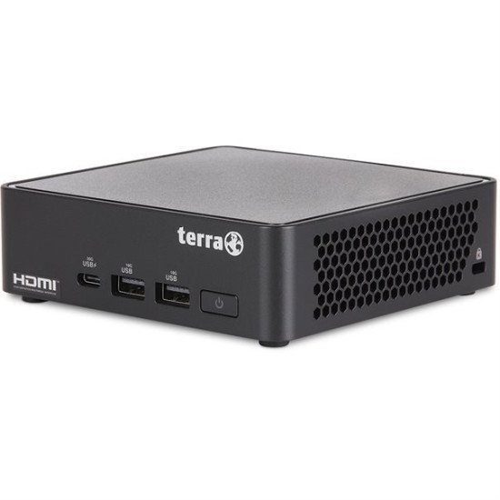 TERRA PC-Micro 5000 SILENT GREENLINE Intel Core 3 100U 8 Go DDR5-SDRAM 500 Go SSD Windows 11 Pro Micro PC Mini PC Noir