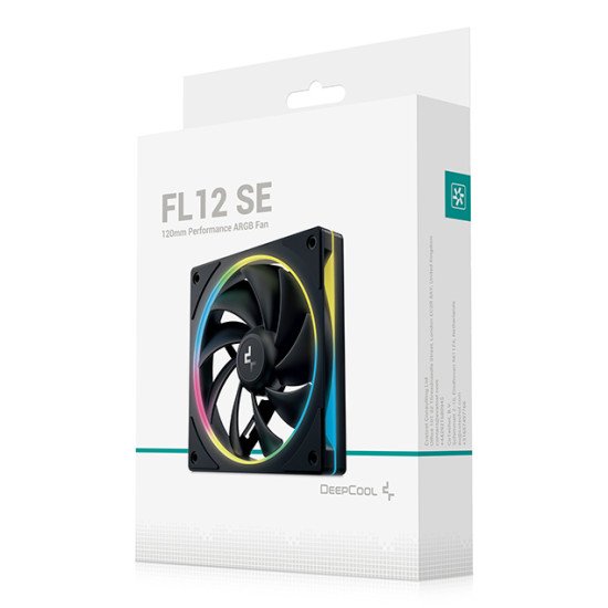 DeepCool FL12 SE Boitier PC Ventilateur 12 cm Noir 1 pièce(s)