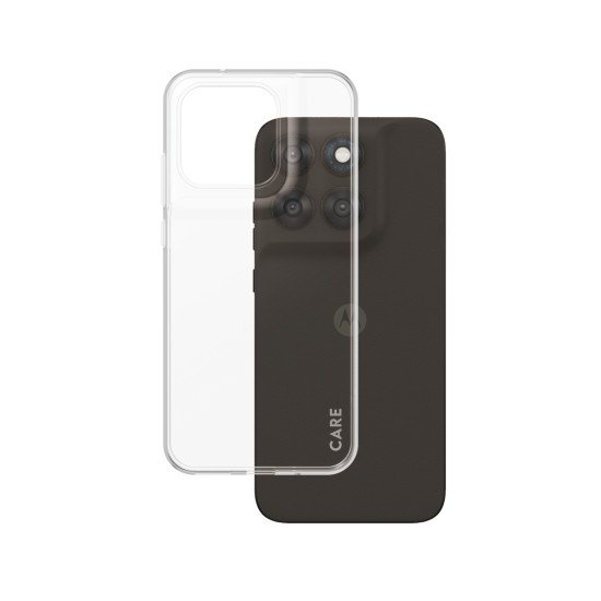 PanzerGlass CARE™ by ® TPU Case Transparent Motorola moto G77 | G67 coque de protection pour téléphones portables Housse