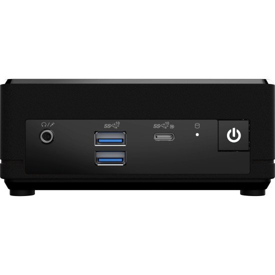 MSI Cubi N ADL S-217DE PC/poste de travail Intel® N N200 8 Go DDR4-SDRAM 256 Go SSD Windows 11 Pro Mini PC Noir MSI Cubi N ADL S-217DE PC/poste de travail Intel® N N200 8 Go DDR4-SDRAM 256 Go SSD Windows 11 Pro Mini PC Noir