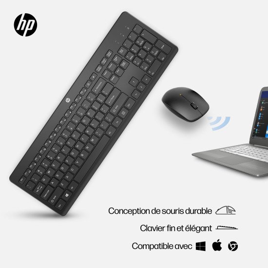 HP Ensemble clavier et souris sans fil 230