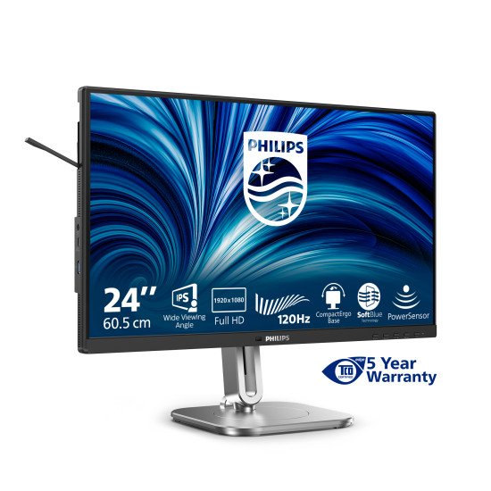 Philips 4000 series 24B2N4200/00 écran PC 60,5 cm (23.8") 1920 x 1080 pixels Full HD LCD Gris Philips 4000 series 24B2N4200/00 écran PC 60,5 cm (23.8") 1920 x 1080 pixels Full HD LCD Gris