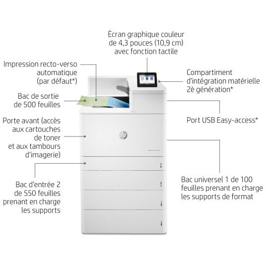HP Color LaserJet Enterprise couleur LaserJet Enterprise M856dn