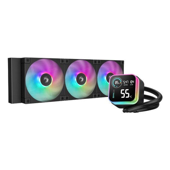 DeepCool LQ360 Processeur Kit de refroidissement du liquide 12 cm Noir 1 pièce(s) DeepCool LQ360 Processeur Kit de refroidissement du liquide 12 cm Noir 1 pièce(s)