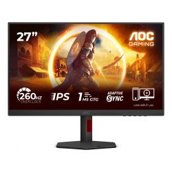 AOC G4 27G4ZR écran PC 68,6 cm (27") 1920 x 1080 pixels Full HD LED Noir, Rouge