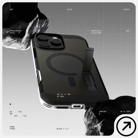 Spigen Tough Armor T AI (MagFit) coque de protection pour téléphones portables 17,5 cm (6.9") Housse Noir Spigen Tough Armor T AI (MagFit) coque de protection pour téléphones portables 17,5 cm (6.9") Housse Noir