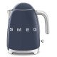 Smeg KLF03NBEU bouilloire 1,7 L 2400 W Bleu, Chrome