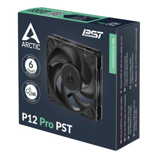 ARCTIC Freezer P12 Pro PST Boitier PC Ventilateur 12 cm Noir 1 pièce(s)