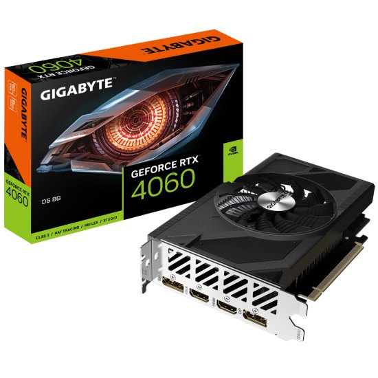 Gigabyte GeForce RTX 4060 D6 NVIDIA 8 Go GDDR6 Gigabyte GeForce RTX 4060 D6 NVIDIA 8 Go GDDR6