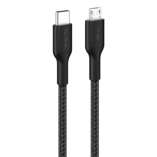 Belkin BoostCharge Pro câble USB 1 m USB C Micro-USB A Noir