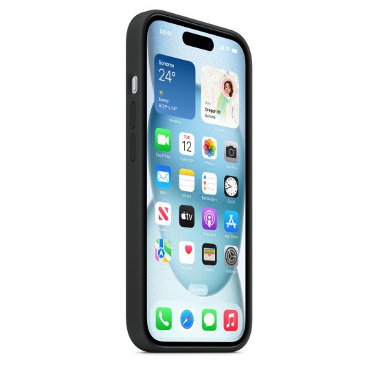 Apple MT0J3ZM/A coque de protection pour téléphones portables 15,5 cm (6.1") Housse Noir