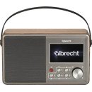Albrecht DR 862 Portable Numérique Gris, Bois
