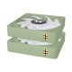 Thermaltake CL-F196-PL12MG-A système de refroidissement d'ordinateur Boitier PC Ventilateur 12 cm Vert 3 pièce(s) Thermaltake CL-F196-PL12MG-A système de refroidissement d'ordinateur Boitier PC Ventilateur 12 cm Vert 3 pièce(s)