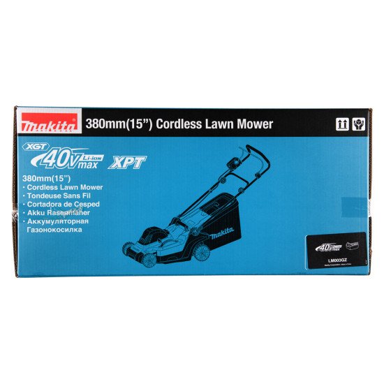 Makita LM003GZ tondeuse à gazon Tondeuse à gazon poussée Batterie Noir, Bleu