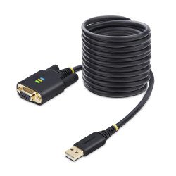 StarTech.com 1P10FFCN-USB-SERIAL câble Série Noir 3 m USB Type-A DB-9 StarTech.com 1P10FFCN-USB-SERIAL câble Série Noir 3 m USB Type-A DB-9