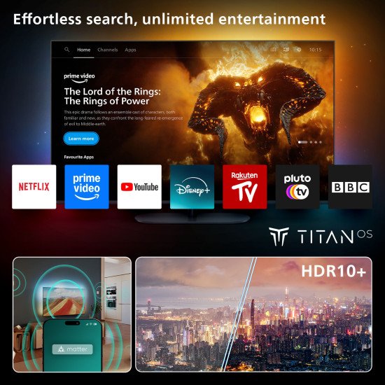 Philips 8500 series 65PUS8500/12 TV 165,1 cm (65") 4K Ultra HD Smart TV Wifi Noir Philips 8500 series 65PUS8500/12 TV 165,1 cm (65") 4K Ultra HD Smart TV Wifi Noir