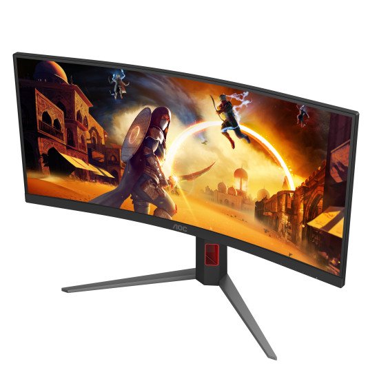 AOC G4 CU34G4Z écran PC 86,4 cm (34") 3440 x 1440 pixels Wide Quad HD LED Noir, Rouge AOC G4 CU34G4Z écran PC 86,4 cm (34") 3440 x 1440 pixels Wide Quad HD LED Noir, Rouge