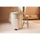 Brabantia Bo Pedal Bin 30 L Rectangulaire Acier Beige