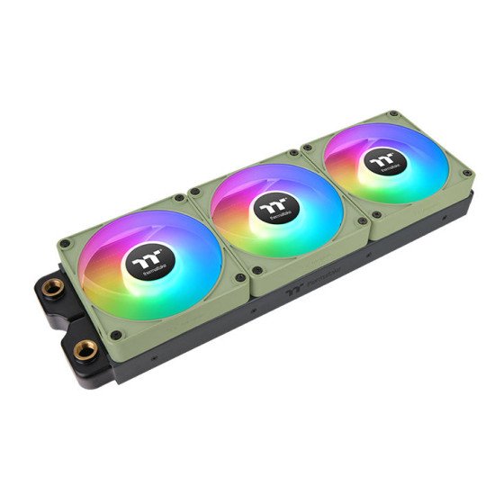 Thermaltake CL-F196-PL12MG-A système de refroidissement d'ordinateur Boitier PC Ventilateur 12 cm Vert 3 pièce(s) Thermaltake CL-F196-PL12MG-A système de refroidissement d'ordinateur Boitier PC Ventilateur 12 cm Vert 3 pièce(s)