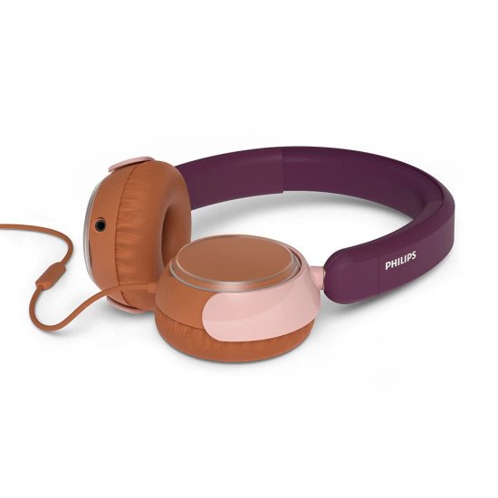 Philips 2000 series TAK2000MP/00 casque Casques Avec fil Arceau Appels/Musique USB Type-C Orange, Violet, Rose