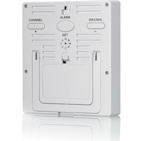 Bresser Optics Temeo Hygro Quadro weiß 7000020GYE000 Blanc Numérique Batterie