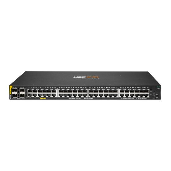 HPE Aruba Networking CX 6000 48p 10M/100M/1G Class4 PoE 4p SFP 1G 740W Switch