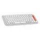 Logitech POP Icon Combo clavier Souris incluse Universel Bluetooth AZERTY Français Orange, Blanc Logitech POP Icon Combo clavier Souris incluse Universel Bluetooth AZERTY Français Orange, Blanc