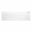 CHERRY AK-C8112 clavier Médical RF sans fil QWERTZ Allemand Blanc CHERRY AK-C8112 clavier Médical RF sans fil QWERTZ Allemand Blanc