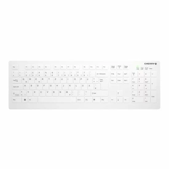 CHERRY AK-C8112 clavier RF sans fil QWERTZ Allemand Blanc CHERRY AK-C8112 clavier RF sans fil QWERTZ Allemand Blanc