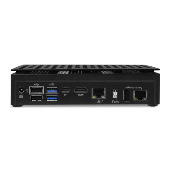 Aopen DE3650 N6210 mini PC Intel® Celeron® 4 Go DDR4-SDRAM 64 Go eMMC Noir