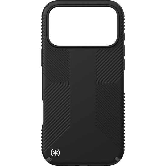 Speck Presidio2 Grip + MS Apple iPhone 17 Pro Max Black - with Microban coque de protection pour téléphones portables 17,5 cm (6.9") Housse Noir
