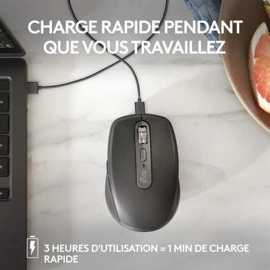 Logitech MX Anywhere 3s B2B souris Droitier RF sans fil + Bluetooth Logitech MX Anywhere 3s B2B souris Droitier RF sans fil + Bluetooth
