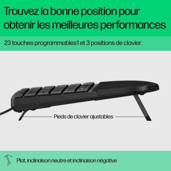 HP Clavier filaire 480 Comfort HP Clavier filaire 480 Comfort