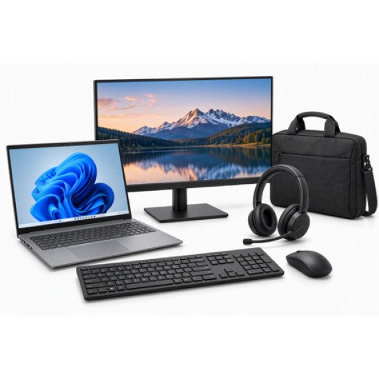 Lenovo ThinkBook 16 G8 IAL + Essential Wireless Keyboard and Mouse Combo + Wireless VoIP Headset (Teams) + 16-inch Laptop Topload T210 Black (ECO) + ThinkVision T24D-40 Intel Core Ultra 5 135H Ordinateur portable 40,6 cm (16") WUXGA 16 Go DDR5-SDRAM 